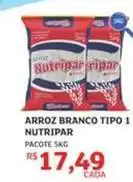 Assaí Atacadista Nutripar - arroz branco tipo 1 oferta
