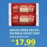 Assaí Atacadista Do chef - massa para pastel em rolo assai chef oferta