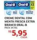 Assaí Atacadista Oral-b - creme dental com menta fresca extra branco oferta