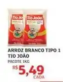 Assaí Atacadista Tio joão - arroz branco tipo 1 oferta