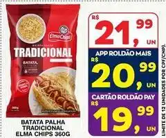 Roldão Elma chips - batata palha tradicional oferta