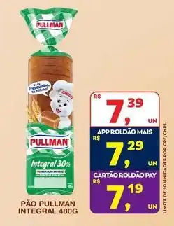 Roldão Pullman - pão integral oferta