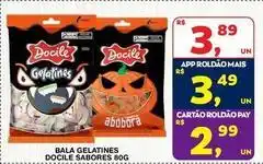 Roldão Sabores - bala gelatines docile oferta