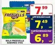 Roldão Freegells - bala sabores oferta