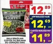 Roldão Florestal - bala brazilian coffee ou balinha do coracao oferta