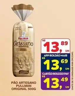 Roldão Pullman - pão artesano oferta