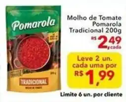 UniSuper molho de tomate pomarola tradicional oferta