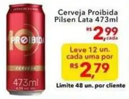 UniSuper Cerveja Proibida Pilsen Lata oferta
