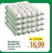 Atacadão Ovo branco grande pvc oferta