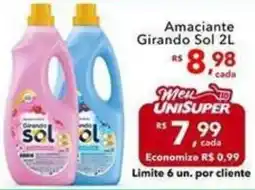 UniSuper Amaciante girando sol 2l oferta