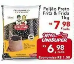 UniSuper Feijão Preto Fritz & Frida oferta
