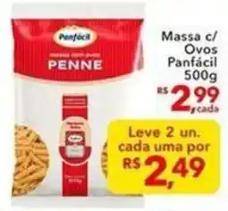 UniSuper Massa c/ Ovos Panfácil Penne oferta