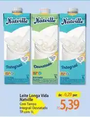 Atacadão Natville - leite longa vida oferta