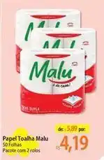 Atacadão Malu - papel toalha oferta