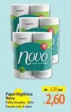 Atacadão Novo - papel higiénico oferta