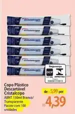 Atacadão Cristalcopo - copo plástico descartavel cristalcopo oferta