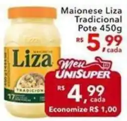 UniSuper Maionese liza tradicional oferta