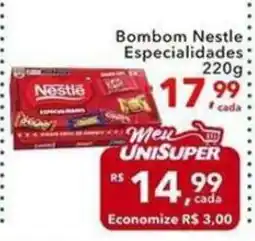 UniSuper Bom bom nestle especialidades oferta
