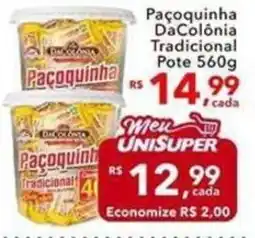 UniSuper Paçoquinha da colônia tradicional oferta