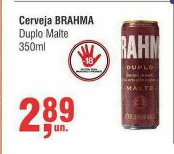 Higa Atacado Cerveja Brahma Duplo Malte oferta
