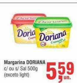 Higa Atacado Margarina Doriana C Ou S Sal oferta