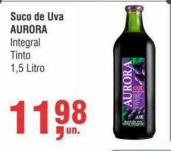 Higa Atacado Suco De Uva Aurora Integral Tinto oferta