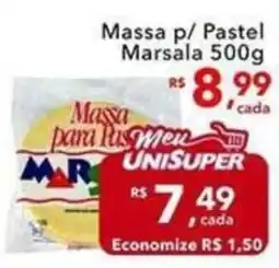 UniSuper Massa para Pastel Marsala oferta