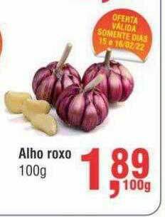 Higa Atacado Alho Roxo oferta