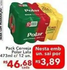 UniSuper Pack Cerveja Polar Lata oferta