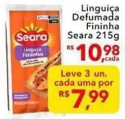 UniSuper Linguiça Defumada Fininha oferta