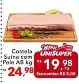 UniSuper Costela Suína com Pele AB kg oferta