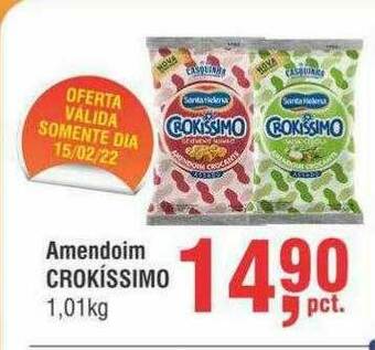 Higa Atacado Amendoim Crokissimo oferta