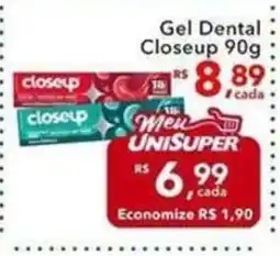 UniSuper gel dental closeup oferta
