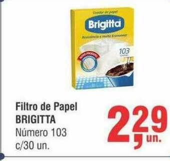 Higa Atacado Filtro De Papel Brigitta Numero 103 C 30 oferta