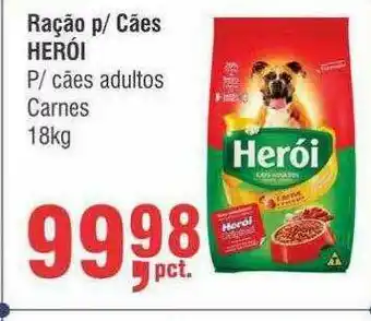 Ração P Cães Herói P Cães Adultos Carnes