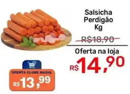 Supermercados Magia Salsicha Perdigão Kg oferta