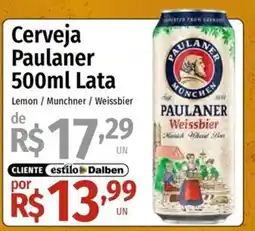 Supermercado Dalben Cerveja Paulaner oferta