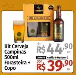 Supermercado Dalben Kit Cerveja Campinas Forasteira + Copo oferta