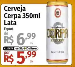 Supermercado Dalben Cerveja Cerpa 350ml Lata oferta