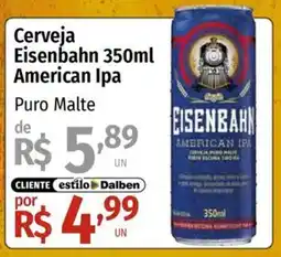 Supermercado Dalben Cerveja eisenbahn 350ml american ipa puro malte oferta