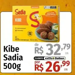 Supermercado Dalben Kibe Sadia oferta