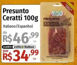 Supermercado Dalben Presunto Ceratti oferta