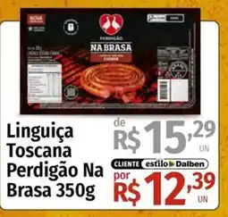Supermercado Dalben Linguiça Toscana Perdigão Na Brasa oferta