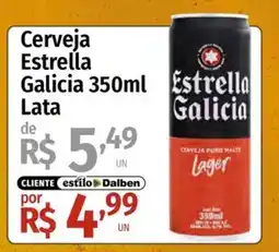 Supermercado Dalben Cerveja Estrella Galicia Lata oferta