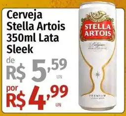 Supermercado Dalben Cerveja Stella Artois Lata Sleek oferta
