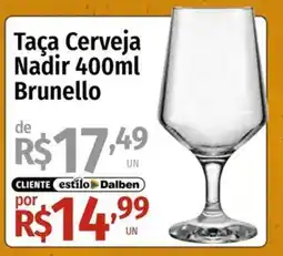 Supermercado Dalben Taça Cerveja Nadir Brunello oferta