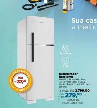 Lojas TaQi Refrigerador Brastemp oferta