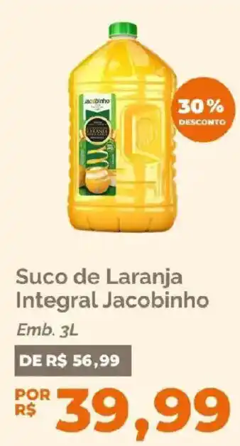 Suco de Laranja Integral Jacobinho