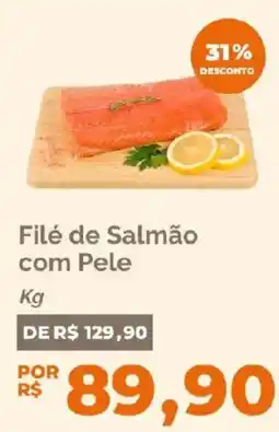 Oba Hortifruti Filé de Salmão com Pele oferta