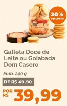 Oba Hortifruti Galleta Doce de Leite ou Goiabada Dom Casero oferta